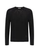 Jil Sander Black Wool Sweater