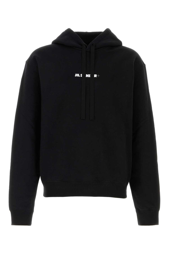 Jil Sander Logo Cotton Hoodie