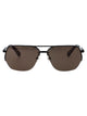 Jacquemus Black/ Black/ Grey Stainless Steel Sunglasses