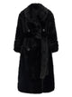 B&B Couture 'Jackie' Eco-Fur Trench Coat