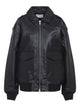 The Frankie Shop Black Leather Jacket