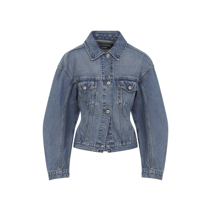 Jacquemus Blue La Veste De-Nimes Cotton Jacket