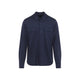 Tom Ford Navy Silk And Cotton Bland Military Shirt