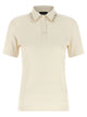 Fabiana Filippi Crystal Collar Polo Shirt