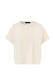 Fabiana Filippi Ivory Cotton Elastane T-Shirt