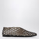 Senso Ebony Rubber Mesh Ballet Flats