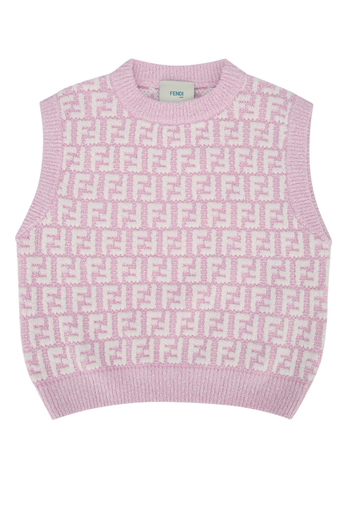 Fendi Kids Top Ff Viscose Kni