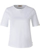 Herno Cotton T-Shirt With Logo Buttons On The Sides