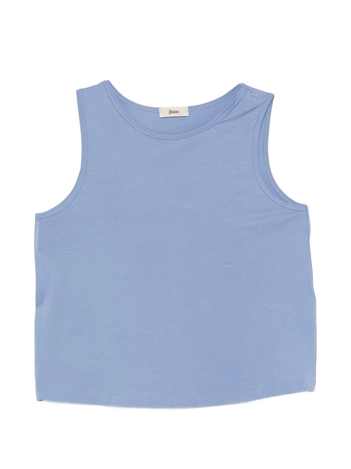Herno Azzuro Gri Cotton Top