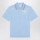 Adidas Originals Light Blue Polo Shirt With Logo