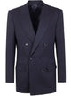 Tom Ford Solid Satin Stripe Double Breasted Jacket
