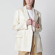 Tagliatore Singlebreasted Blazer In Buttercolored Linen
