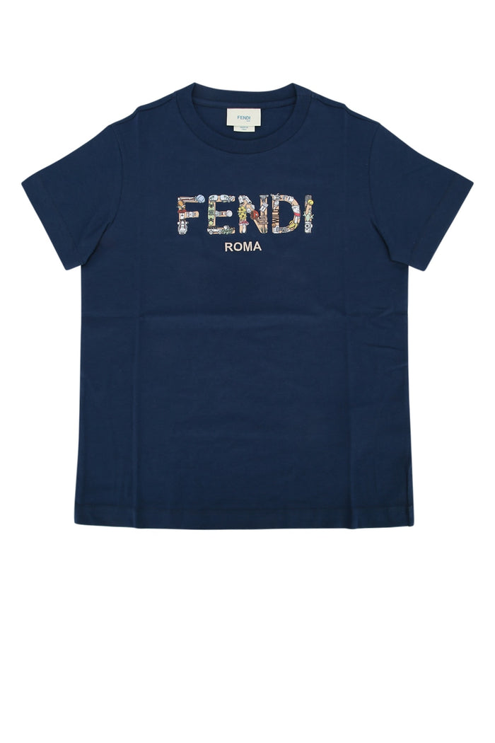 Fendi Kids T-Shirt Jersey Tinto