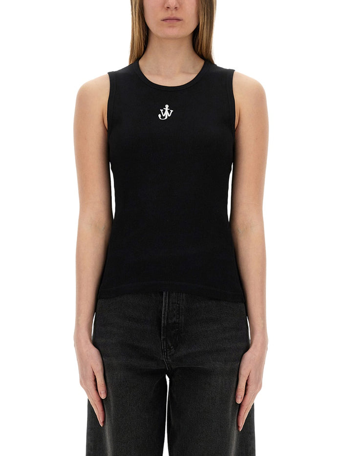 Jw Anderson Canotta Con Logo Anchor Jwa