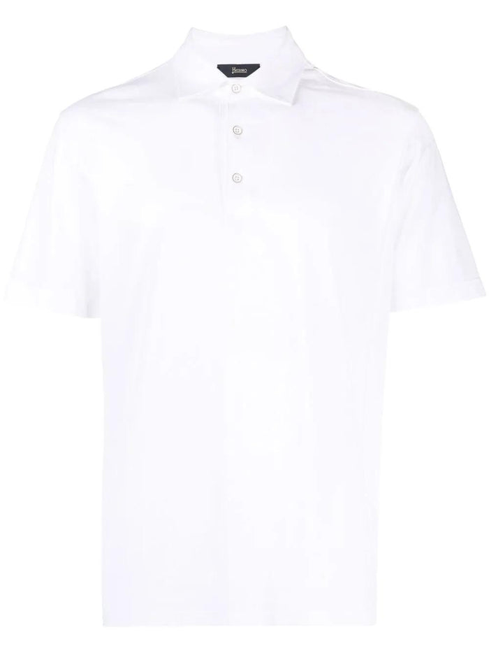 Herno Mens Knitted Polo Shirt