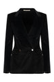 0205 Tagliatore Double-Breasted Velvet Jacket