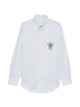 Drôle De Monsieur Green White Cotton Shirt