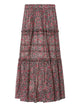 Isabel Marant Etoile Volomia Cotton Voile Floral Print Skirt