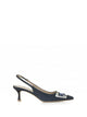 Roberto Festa Chanel Slingback In Vintage Jeans With Accessory