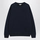 Jw Anderson Navy Cotton Sweatshirt With Embroidered Logo