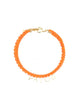 Patou Glass And Brass Bead Necklace