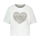 Zadig&Voltaire Taida Heart Strass T-Shirt - - Cotton - White