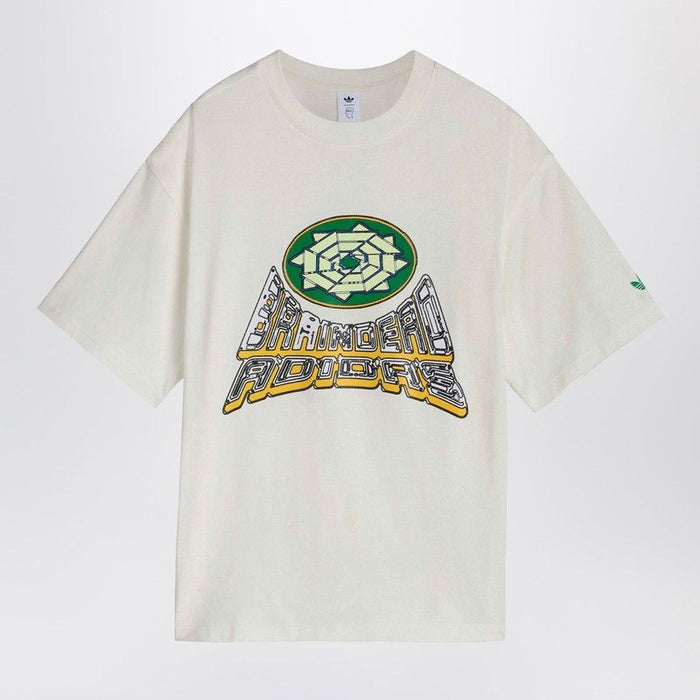 Adidas Originals Core White Tshirt With Logo Print