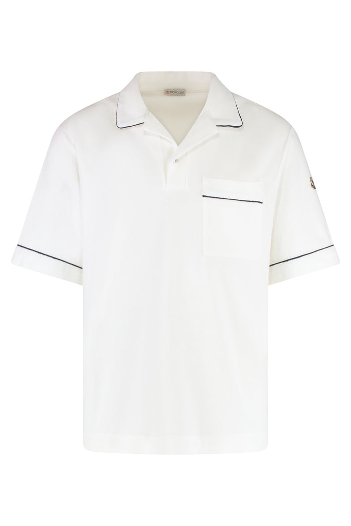 Moncler Towelling Polo Shirt