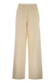 Moncler Wide-Leg Cotton Sport Pants