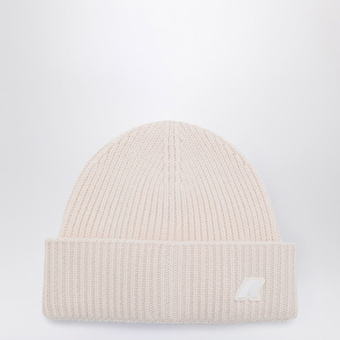 K-Way Brice Beanie In Gardenia White Melange