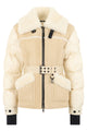 Moncler Grenoble Alvernia Puffer Jacket With Shearling Belt
