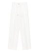 Moncler Cream Wool Trousers