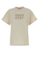 Moncler Cotton T-Shirt With Teddy Logo