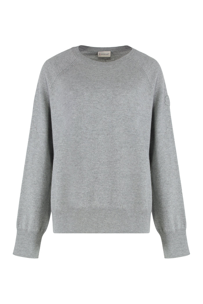 Moncler Crew Neck Sweater In Cashmere