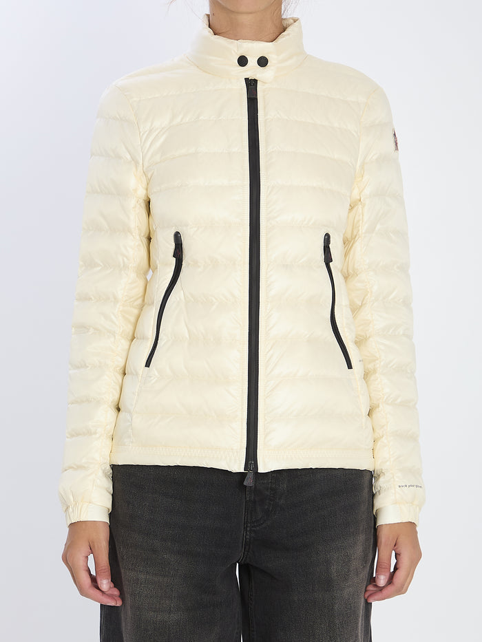 Moncler Grenoble Ivory Nylon Walibi Down Jacket