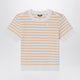 K-Way Emel T-Shirt White/Beige Striped