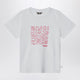 K-Way White Melis T-Shirt With Glitter Print