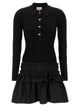 Ganni 'Melange Rib Knit Mini' Dress