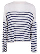 Majestic Oversized Linen 100 Stripes T-Shirt