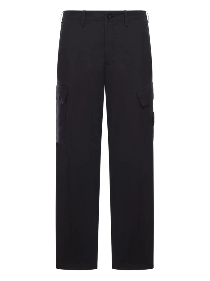 Stone Island Cotton Cargo Trousers