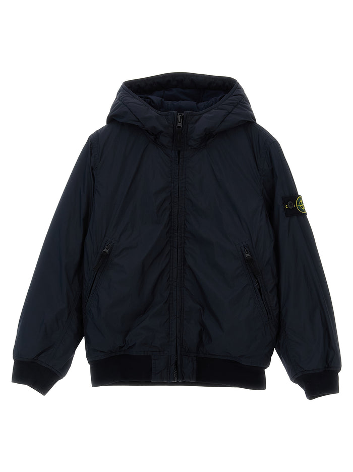 Stone Island Junior Logo Badge Jacket