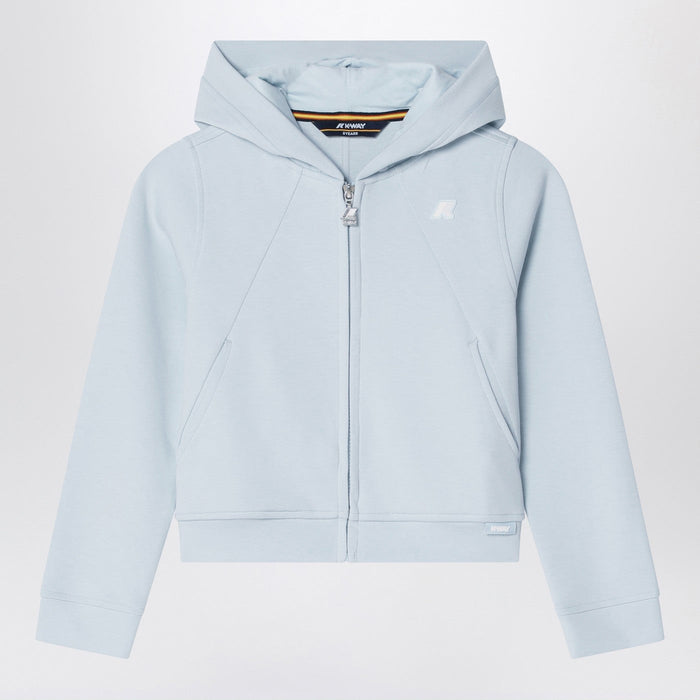 K-Way Light Blue Rena Zip Sweatshirt