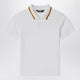 K-Way Jude White Polo In Cotton Piqué
