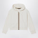 K-Way Divine White Hooded Sweatshirt