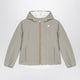 K-Way Reversible Lily Warm Jacket In Green/Gardenia White