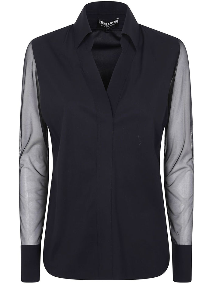 Chiara Boni Kai Illusion Jersey Shirt