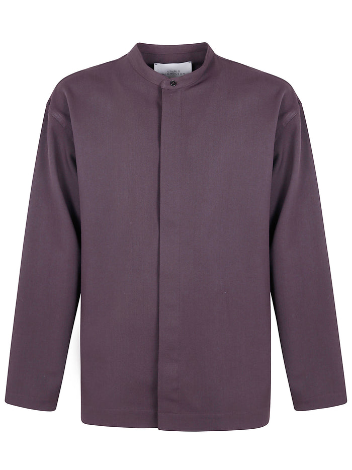 Studio Nicholson "Karst" Grandad Collar Shirt