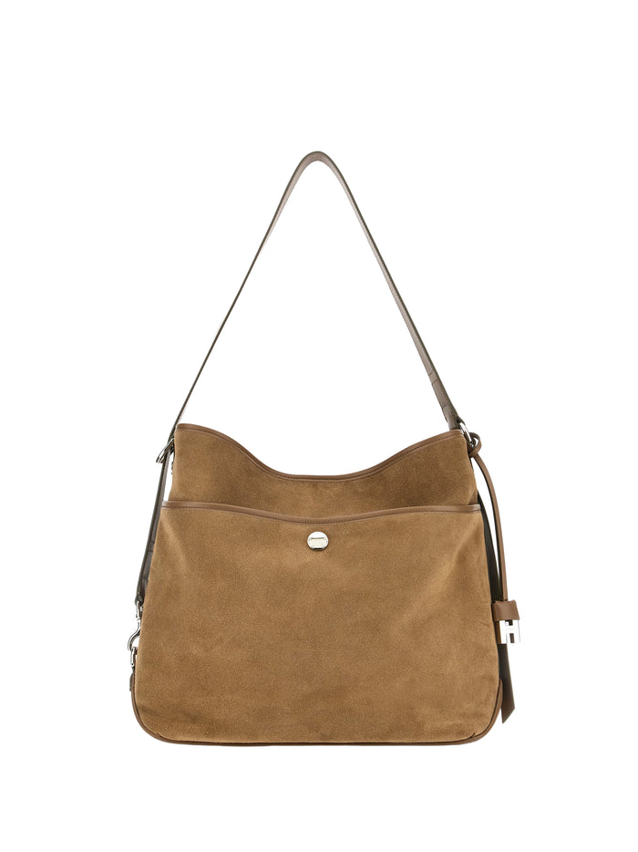 Hogan Brown Leather Shoulder Bags