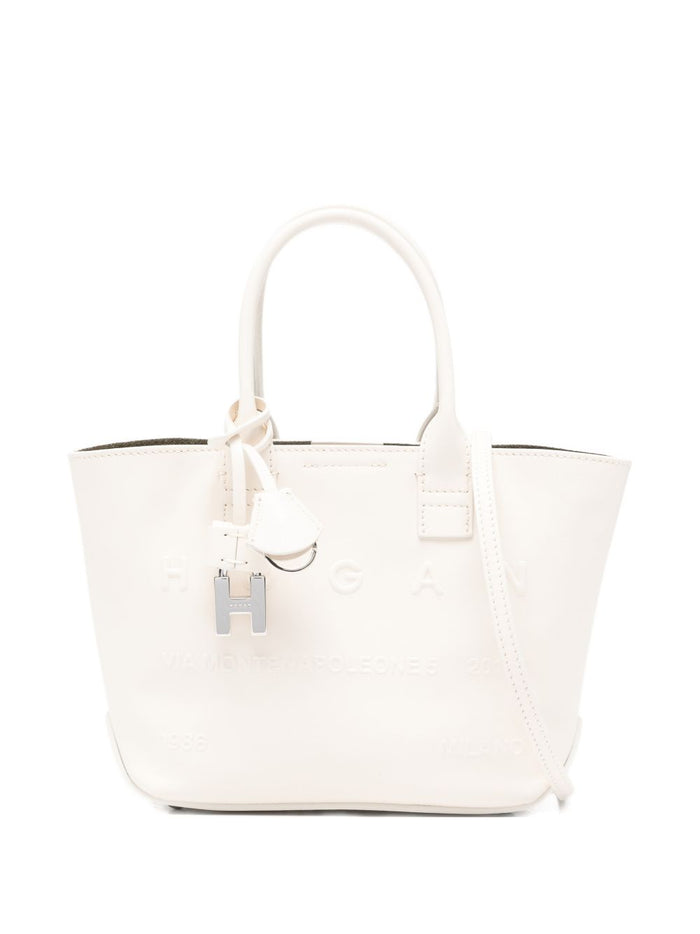 Hogan Mini Leather Tote Bag