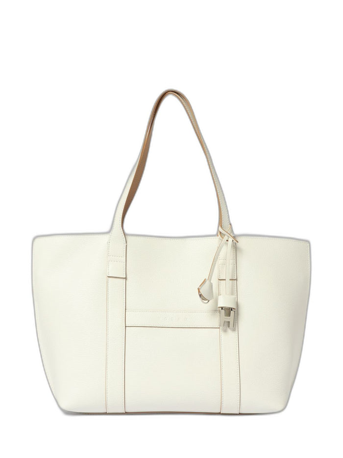 Hogan White Leather Shoulder Bags